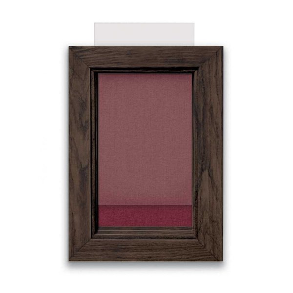 United Visual Products Indoor Enclosed Combo Board, 72"x36", Black Frame/Black Porc & Burgundy UVCB7236B-BLKPORC-DBURGU